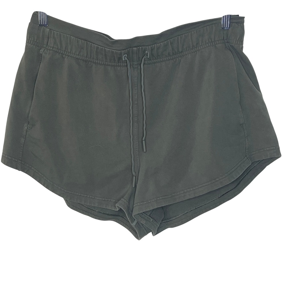 Lululemon Align High Rise Shorts Women's Size 12 Olive Green Athletic Casual